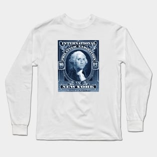 1913 New York International Philatelic Exhibit Long Sleeve T-Shirt